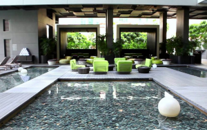âm thanh hồ bơi resort