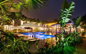 âm thanh hồ bơi resort, khách sạn